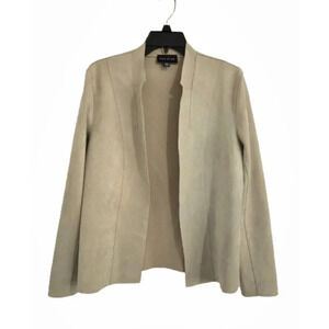 Premise Faux Leather Blazer Jacket Women's Medium Soft Lightweight